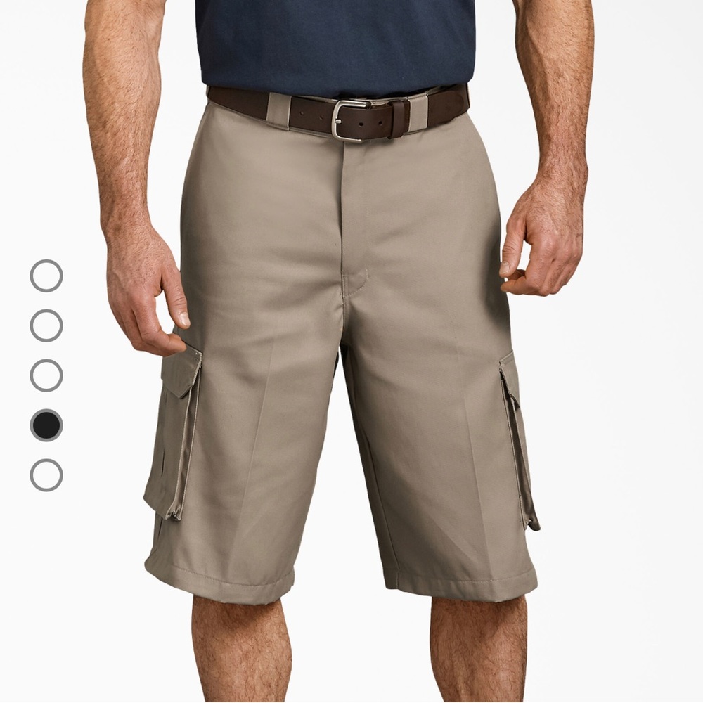 Dickies Loose Fit Cargo Work Shorts, 13", Color Desert Sand